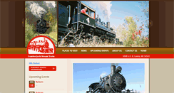 Desktop Screenshot of lumberjacksteamtrain.com